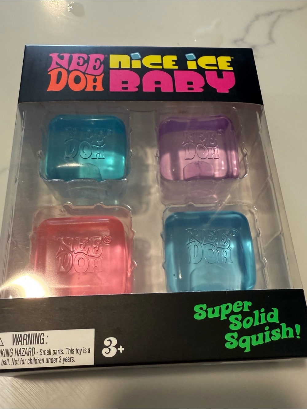 NeeDoh Nice Ice Baby Set of 4 - NEW Authentic Nee Doh